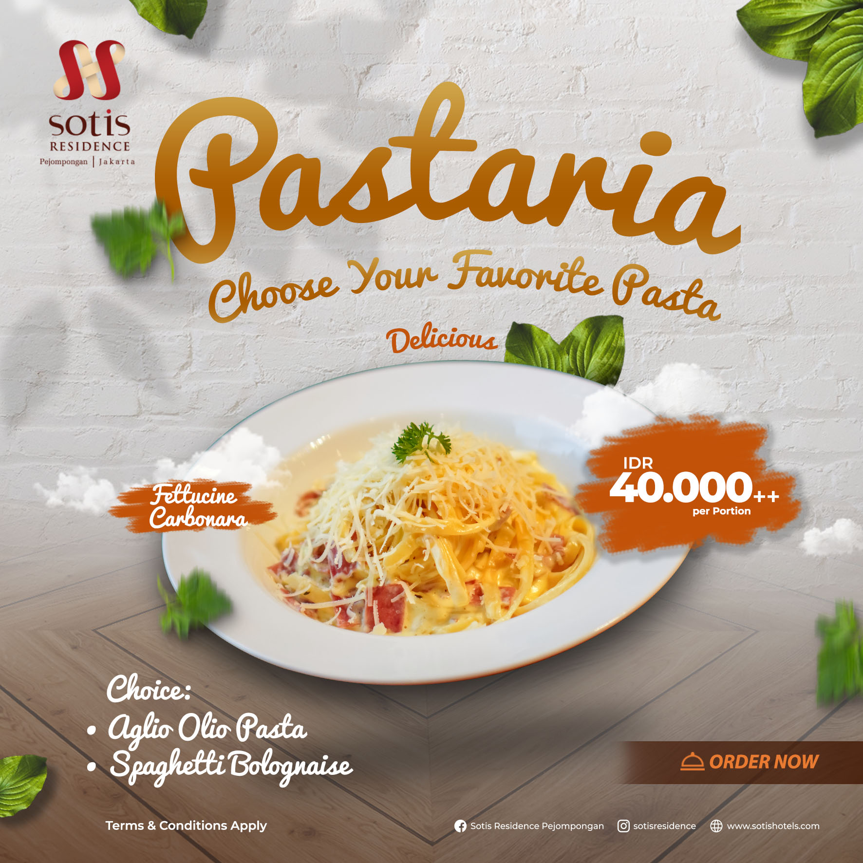 Pastaria F&B Promo